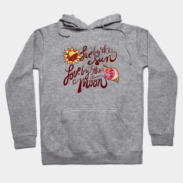 Live by the Sun love by the Moon Hoodie by bubbsnugg